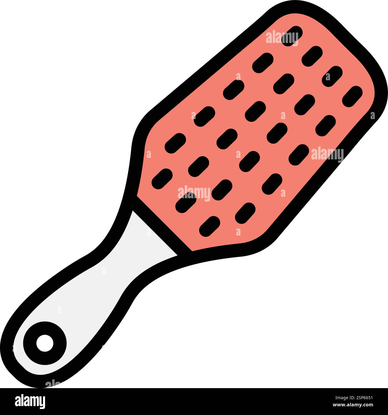 Hair brush Vector Icon Design Illustration Stock Vector