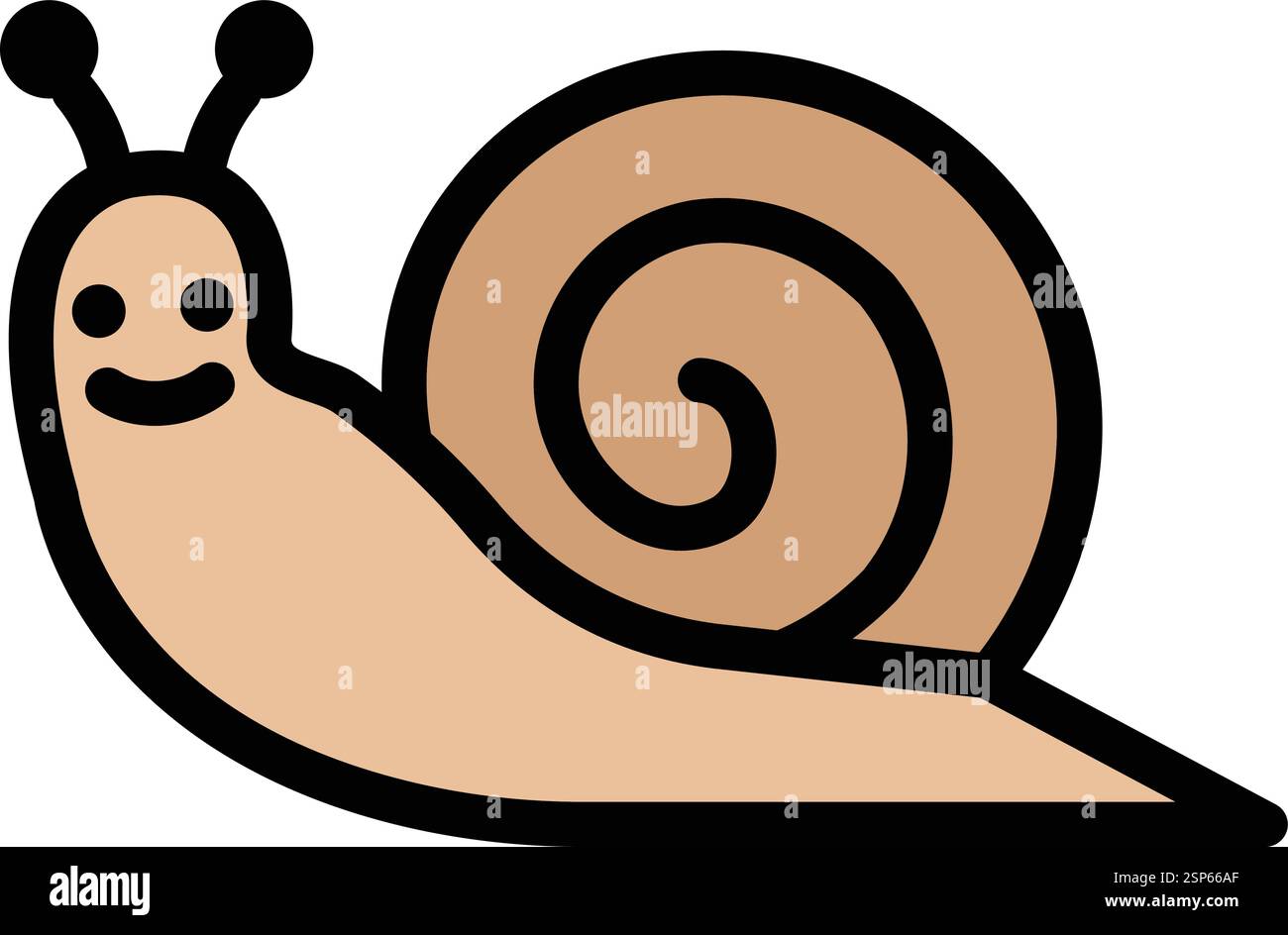 Snail Vector Icon Design Illustration Stock Vector