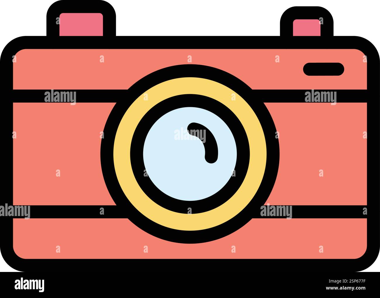 Camera Vector Icon Design Illustration Stock Vector