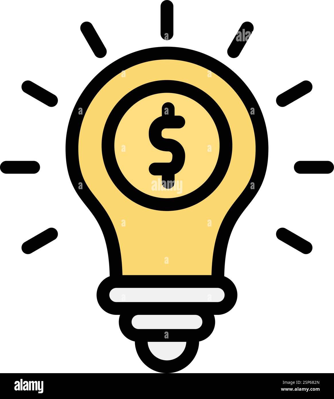 Idea Vector Icon Design Illustration Stock Vector