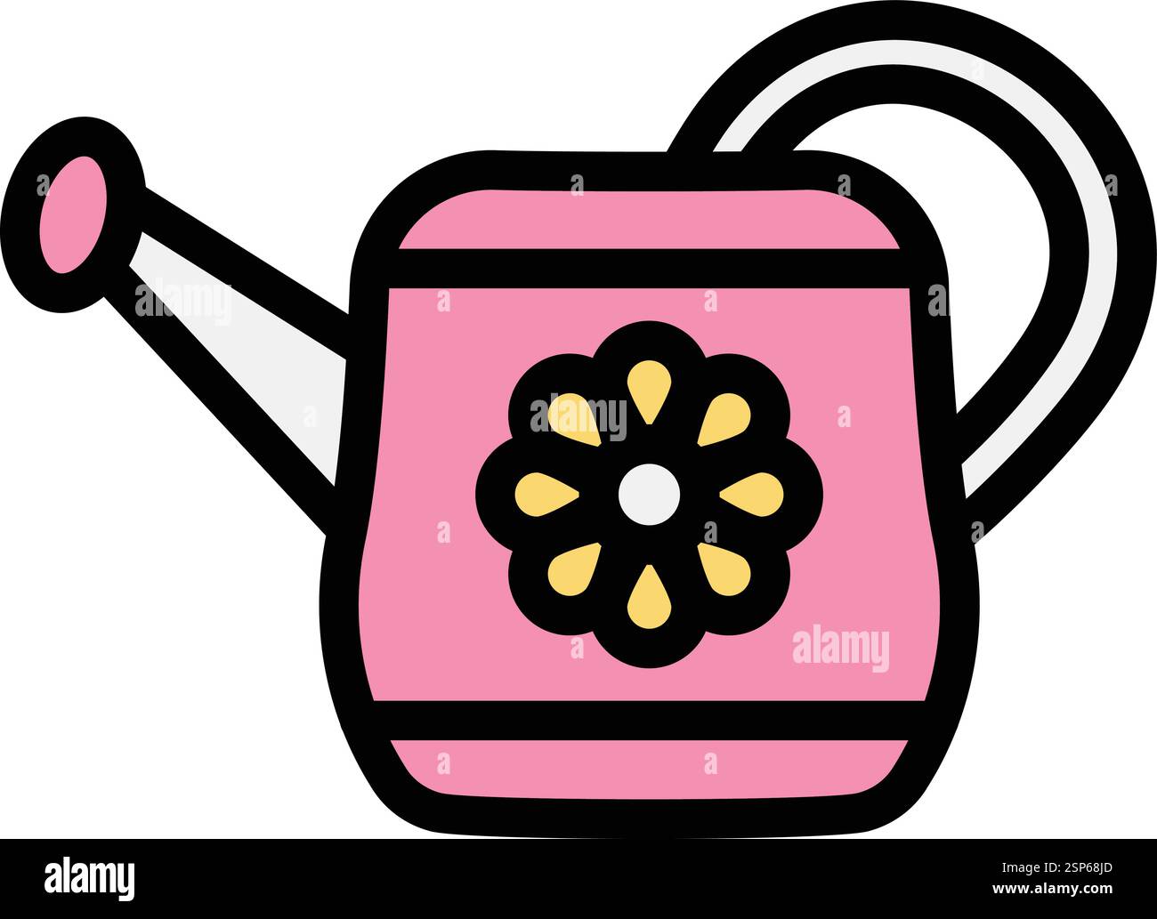 Watering can Vector Icon Design Illustration Stock Vector