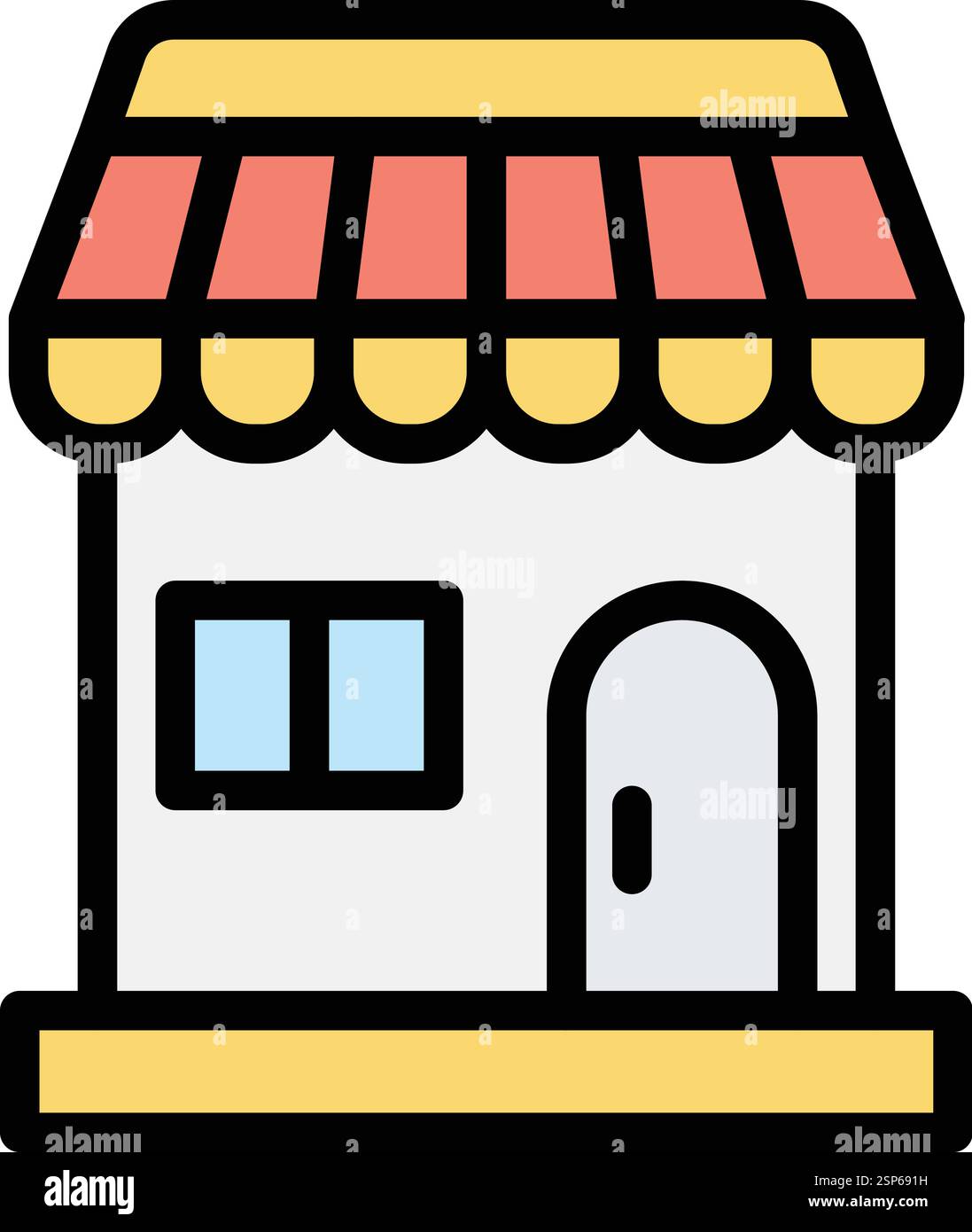 Shop Vector Icon Design Illustration Stock Vector