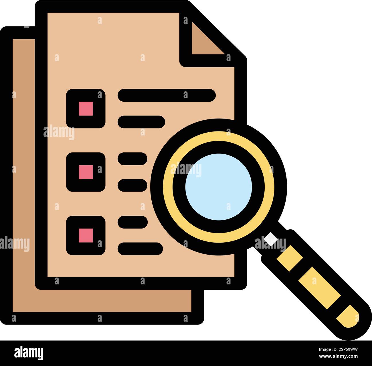 Research Vector Icon Design Illustration Stock Vector