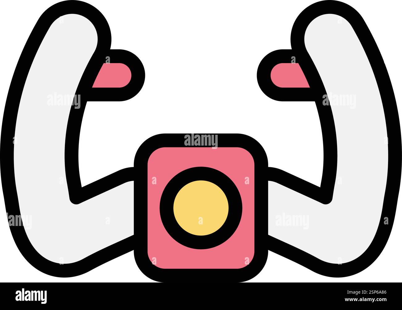 Plane handle Vector Icon Design Illustration Stock Vector