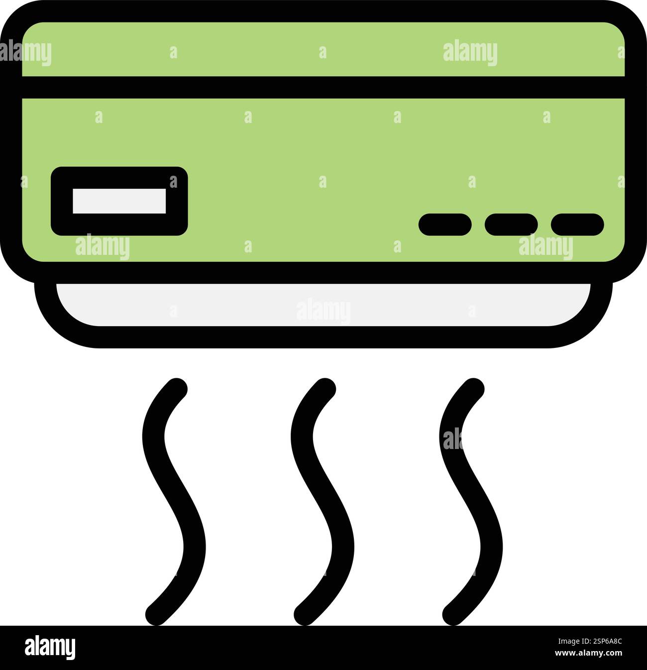 Air conditioner Vector Icon Design Illustration Stock Vector