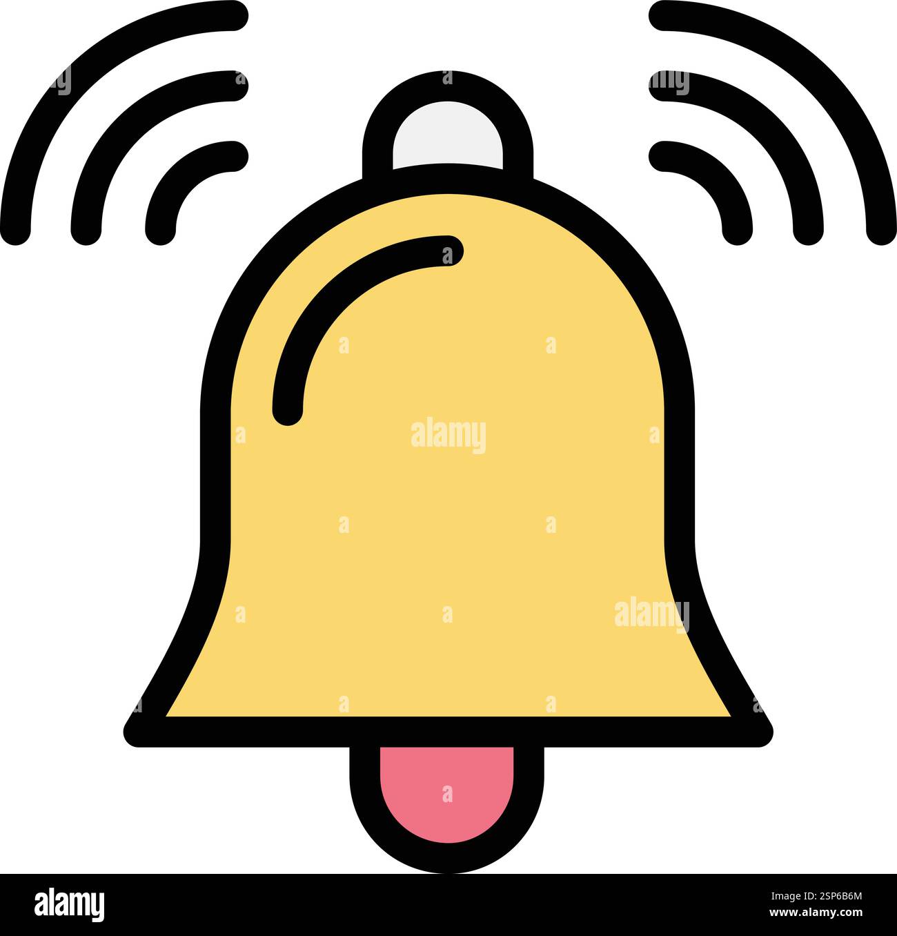 Bell Vector Icon Design Illustration Stock Vector