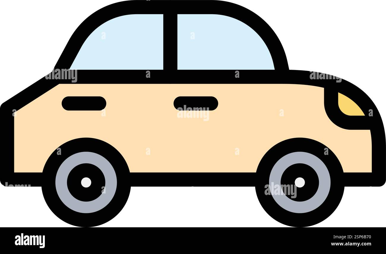 Taxi Vector Icon Design Illustration Stock Vector