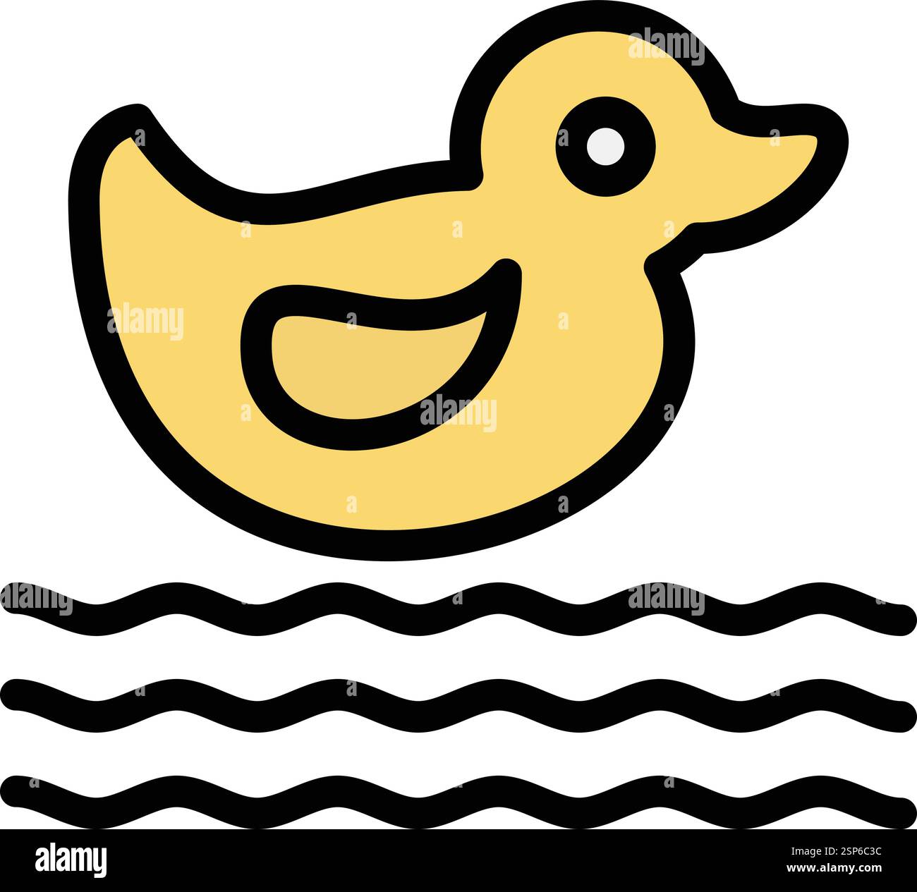 Plastic duck Vector Icon Design Illustration Stock Vector