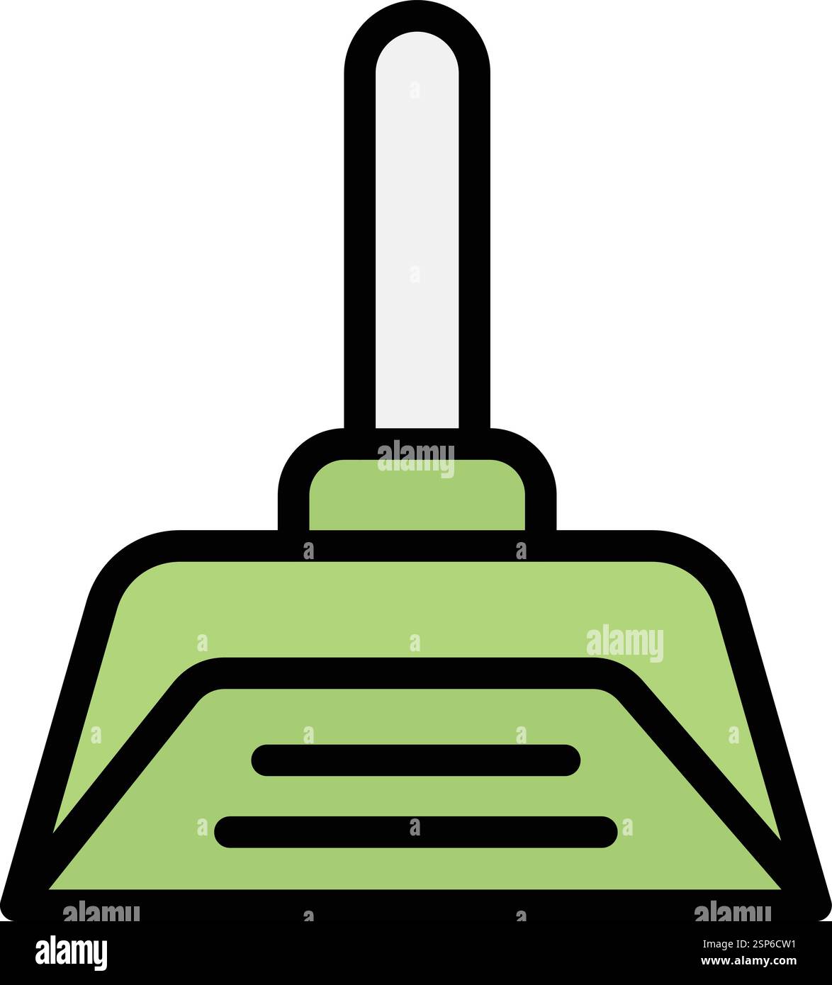 Dustpan Vector Icon Design Illustration Stock Vector