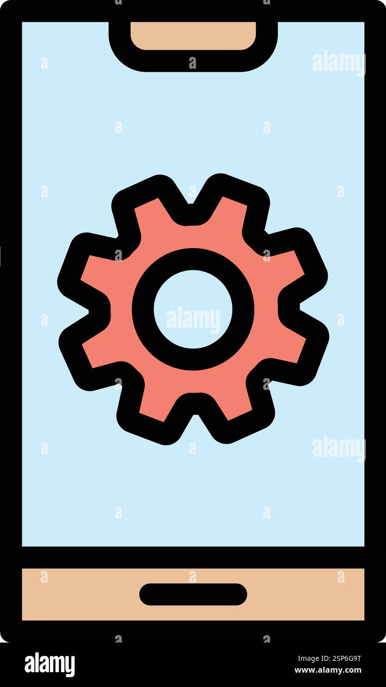 App development Vector Icon Design Illustration Stock Vector