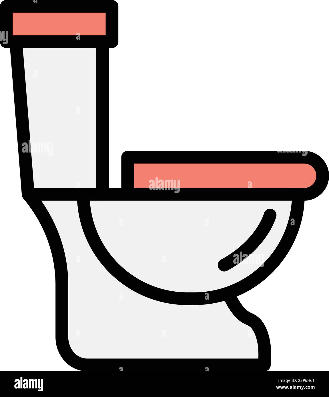 Toilet Vector Icon Design Illustration Stock Vector