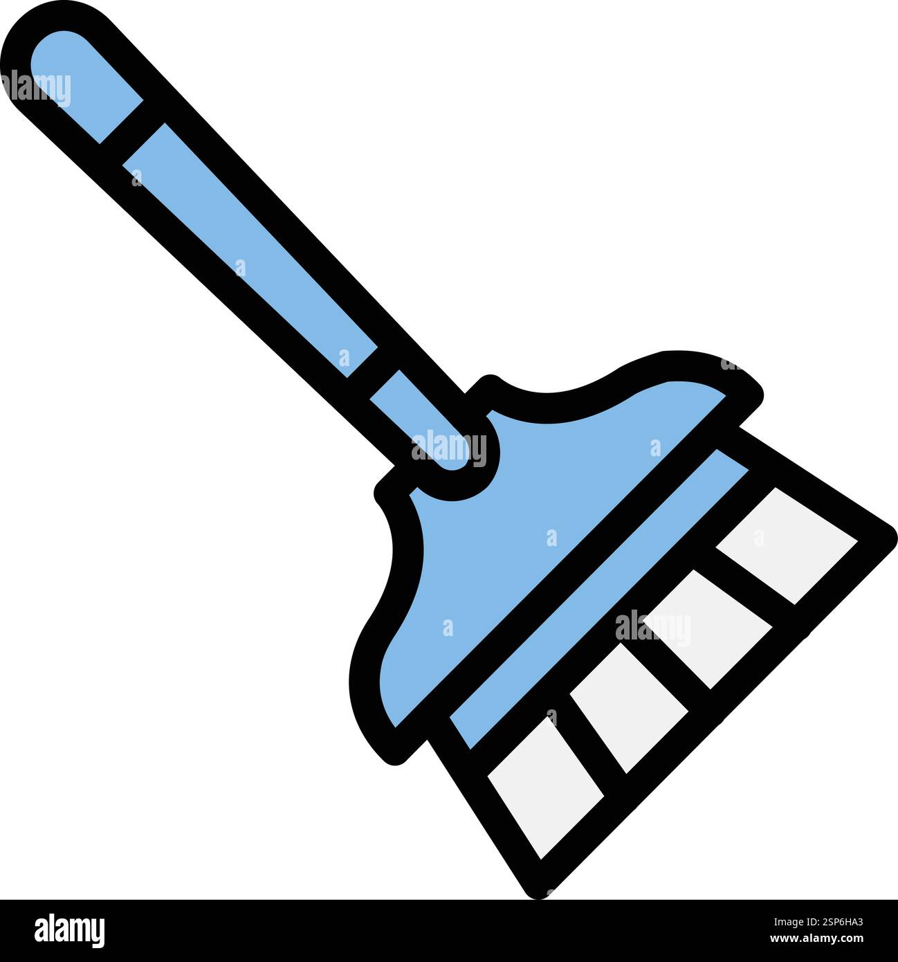 Cleaning brush Vector Icon Design Illustration Stock Vector