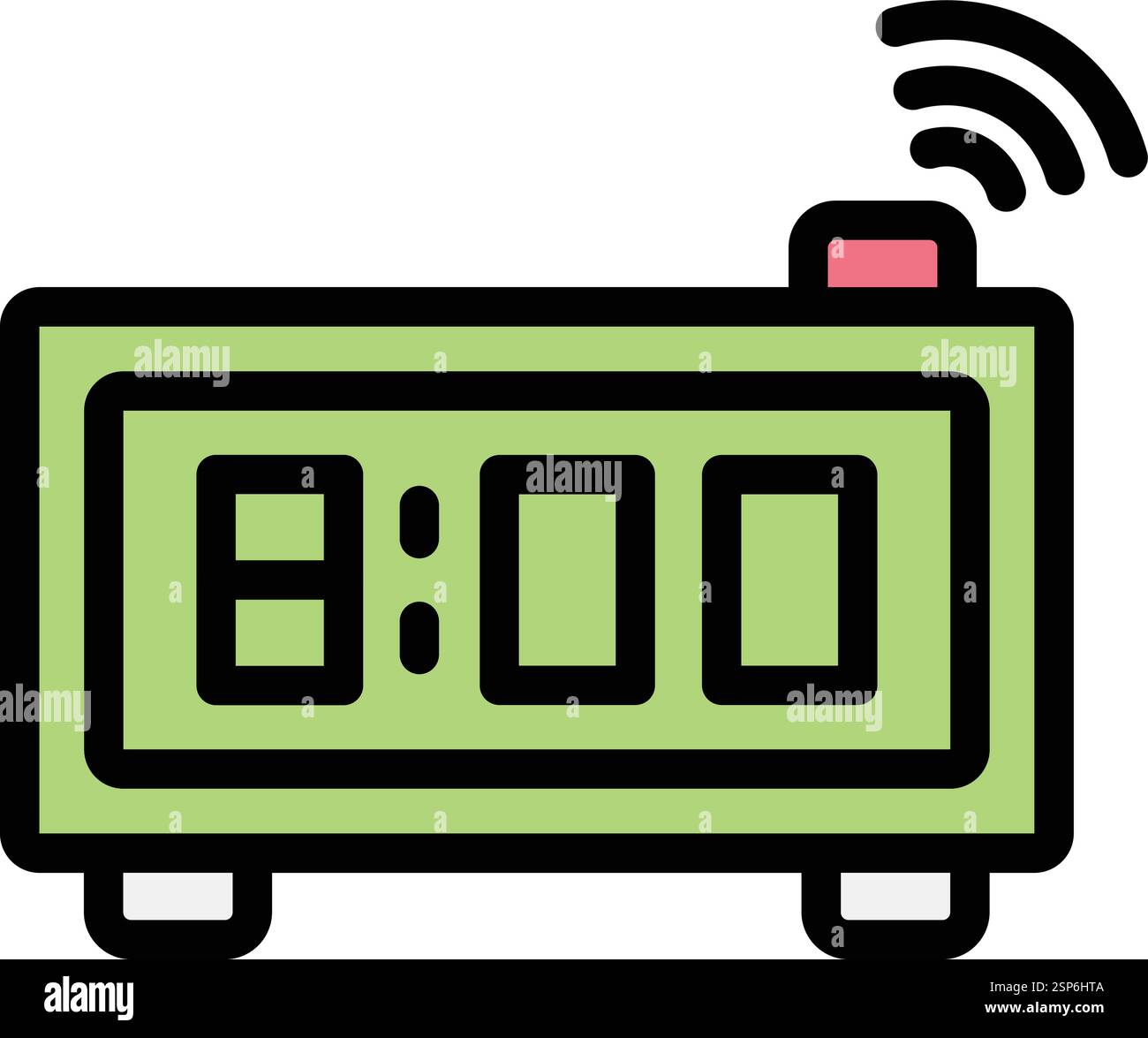 Clock Vector Icon Design Illustration Stock Vector