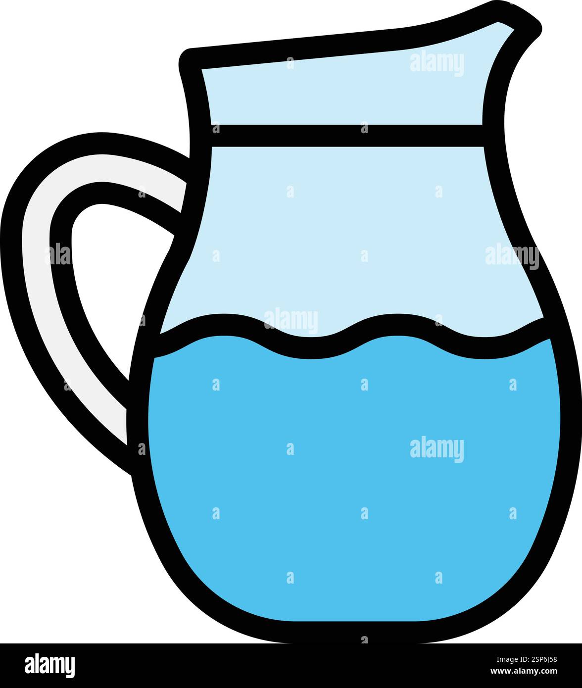 Water jug Vector Icon Design Illustration Stock Vector