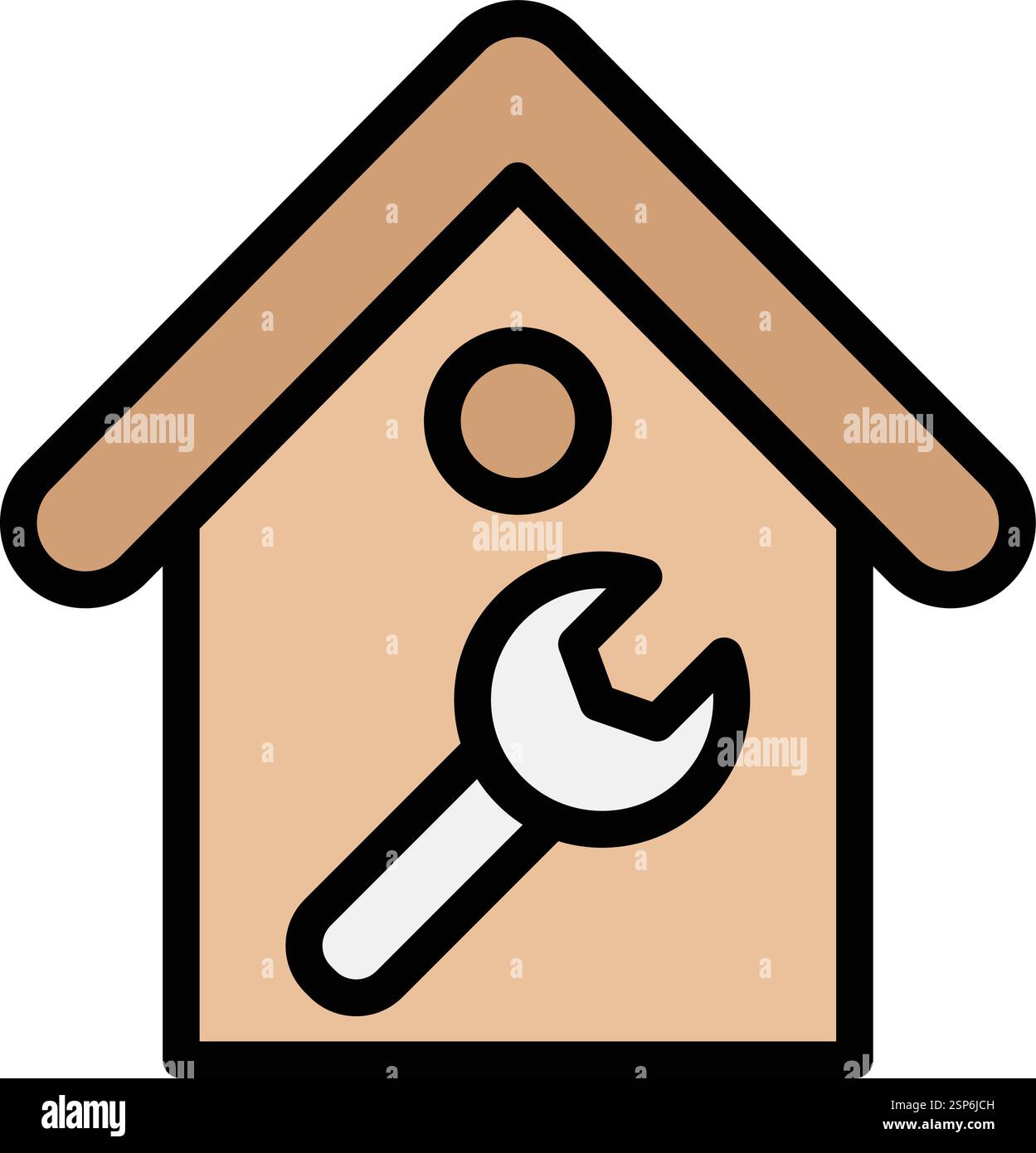 House maintenance Vector Icon Design Illustration Stock Vector