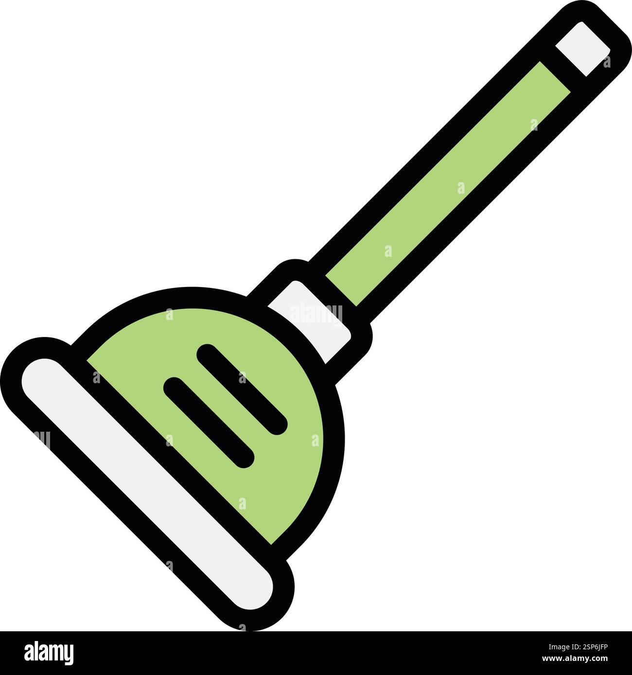 Plunger Vector Icon Design Illustration Stock Vector