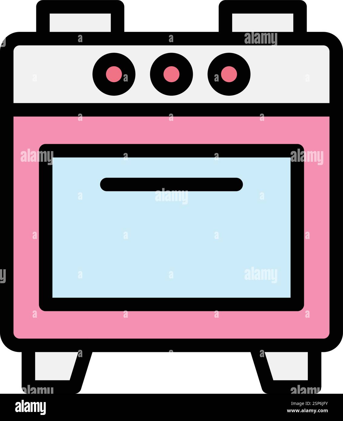 Oven Vector Icon Design Illustration Stock Vector
