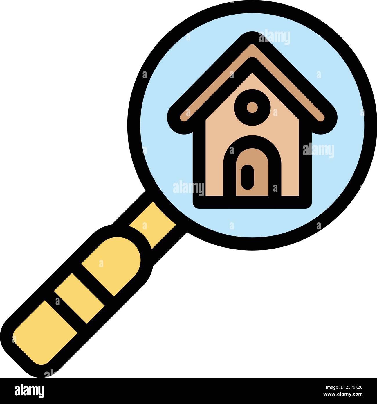 House search Vector Icon Design Illustration Stock Vector