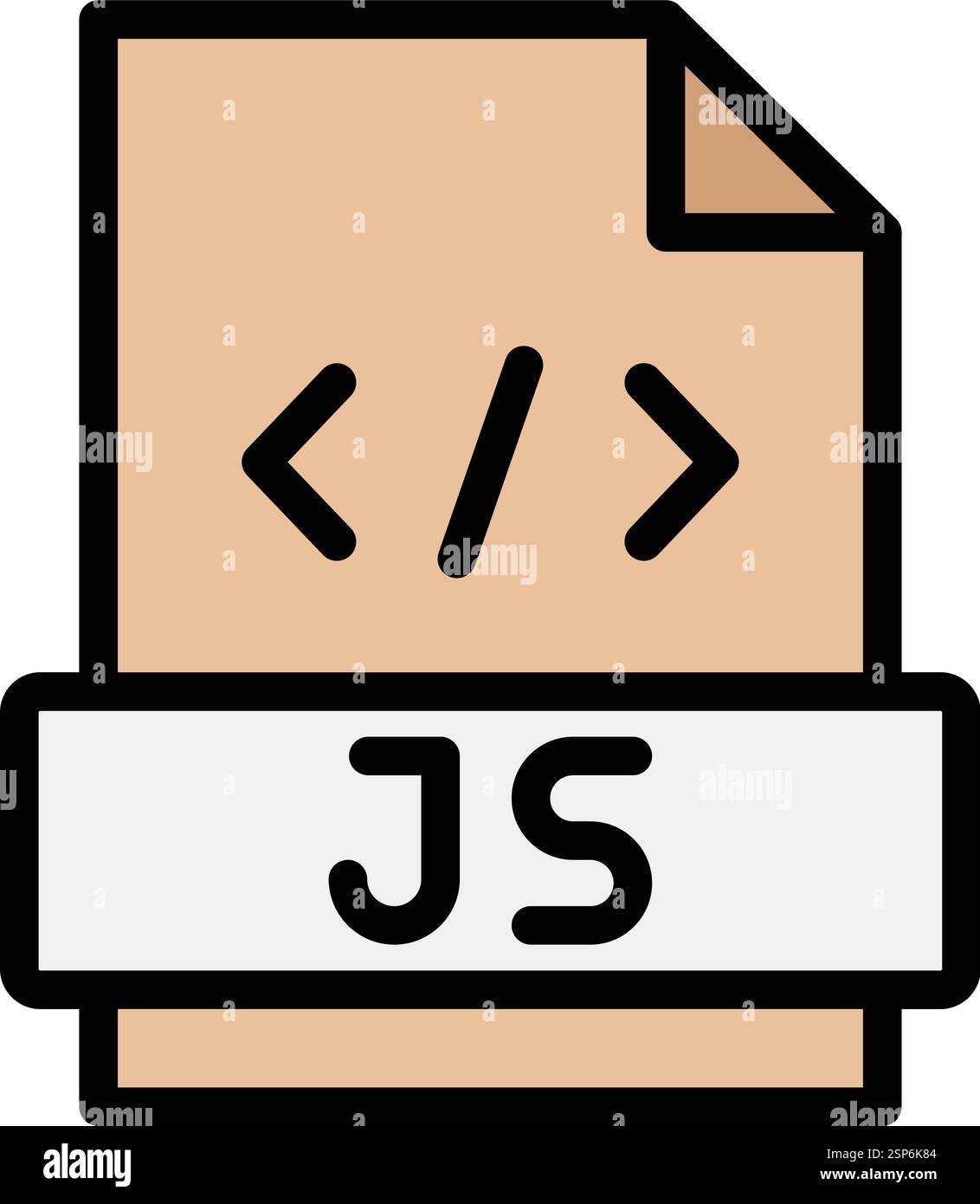 Javascript Vector Icon Design Illustration Stock Vector