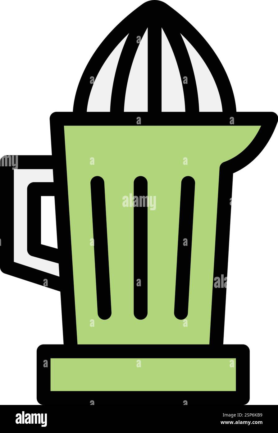 Citrus juicer Vector Icon Design Illustration Stock Vector