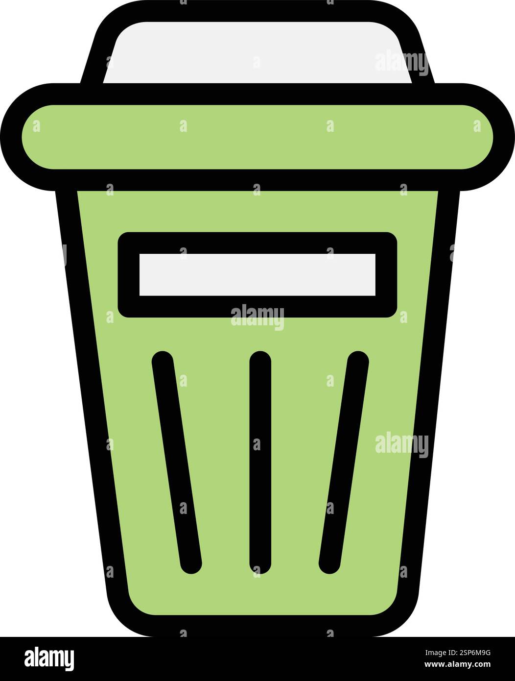 Trash Vector Icon Design Illustration Stock Vector