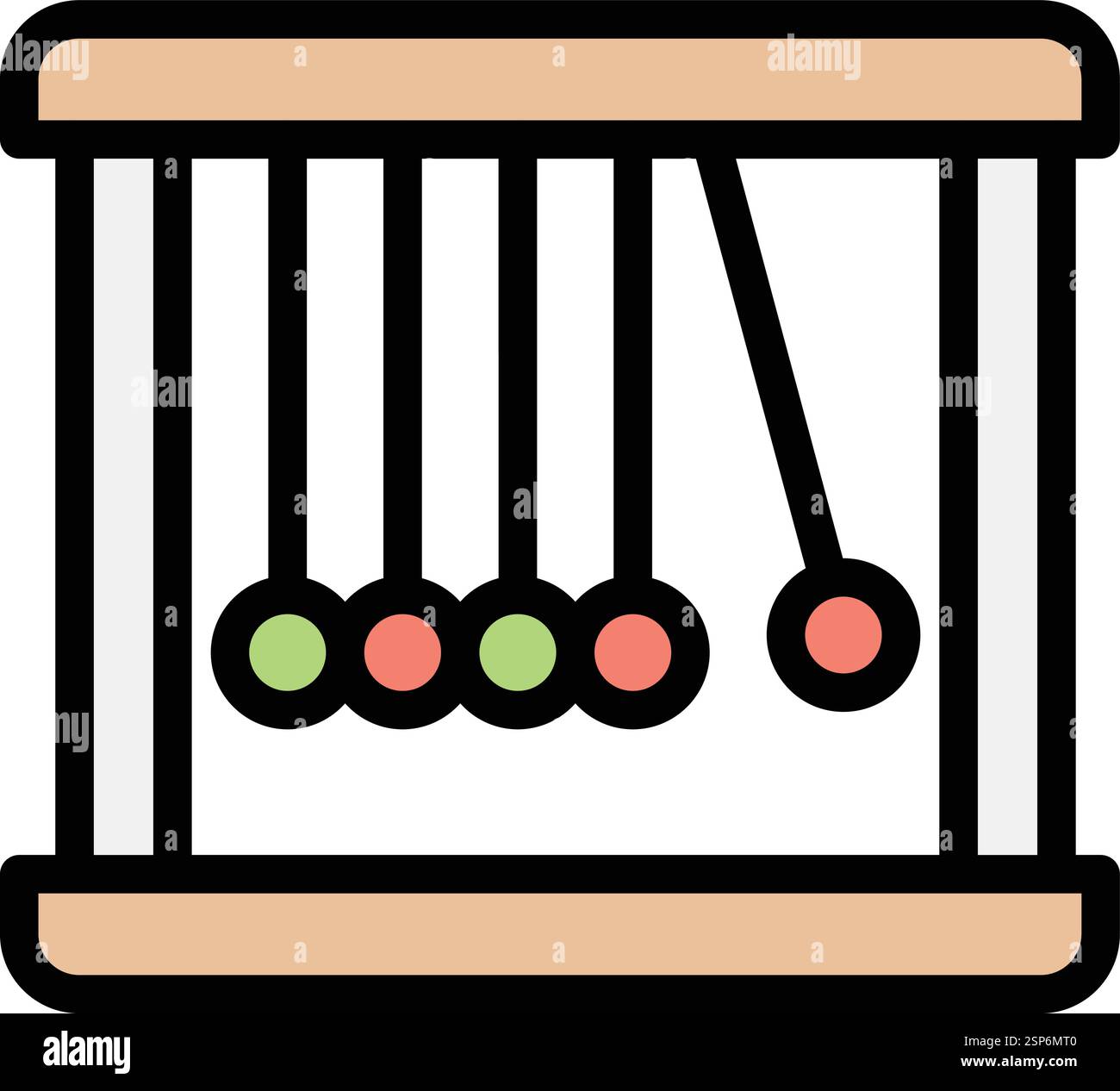 Pendulum Vector Icon Design Illustration Stock Vector