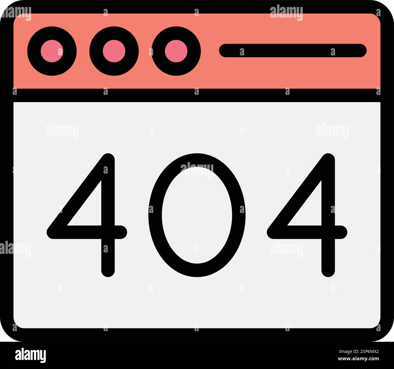404 error Vector Icon Design Illustration Stock Vector