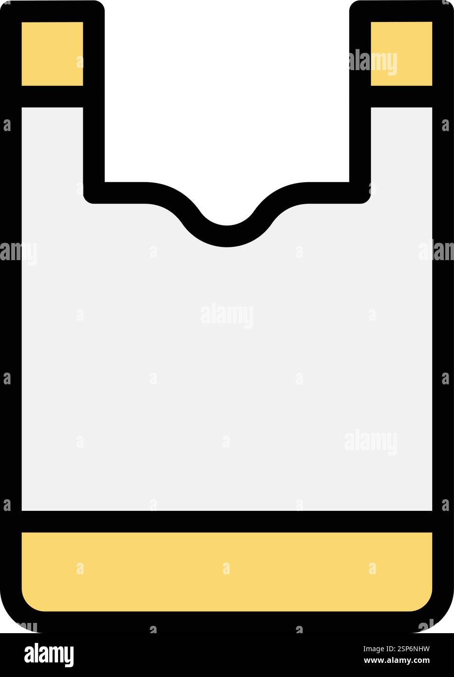 Plastic bag Vector Icon Design Illustration Stock Vector