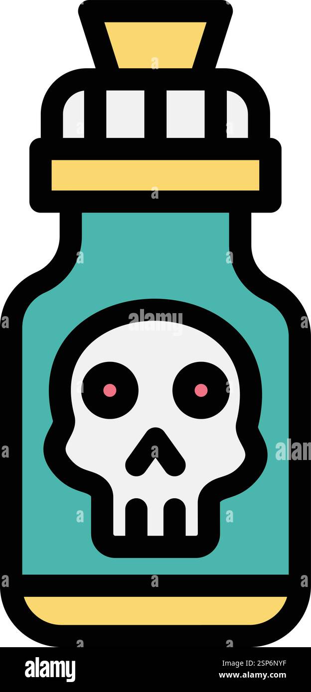 Poison Vector Icon Design Illustration Stock Vector