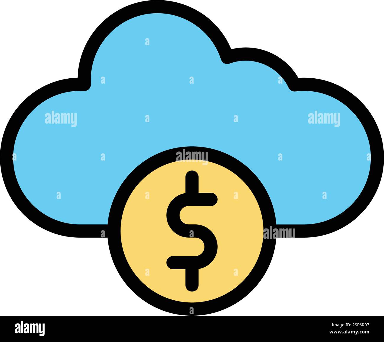 Coin Vector Icon Design Illustration Stock Vector