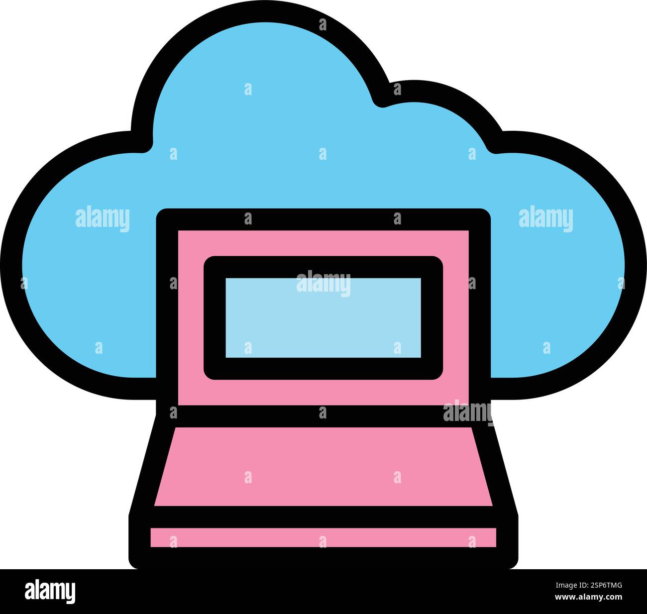 Laptop Vector Icon Design Illustration Stock Vector