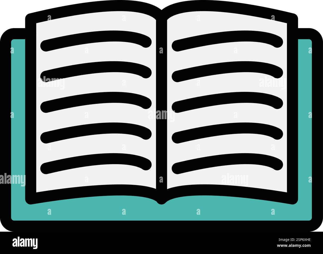 Book Vector Icon Design Illustration Stock Vector