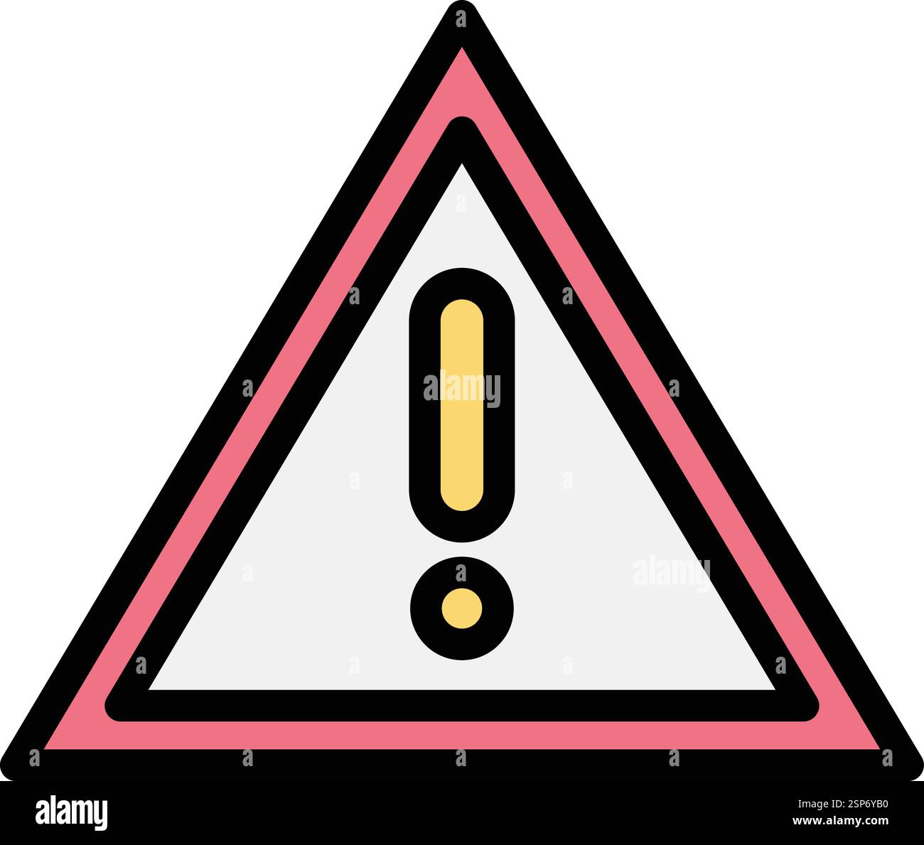 Danger Vector Icon Design Illustration Stock Vector