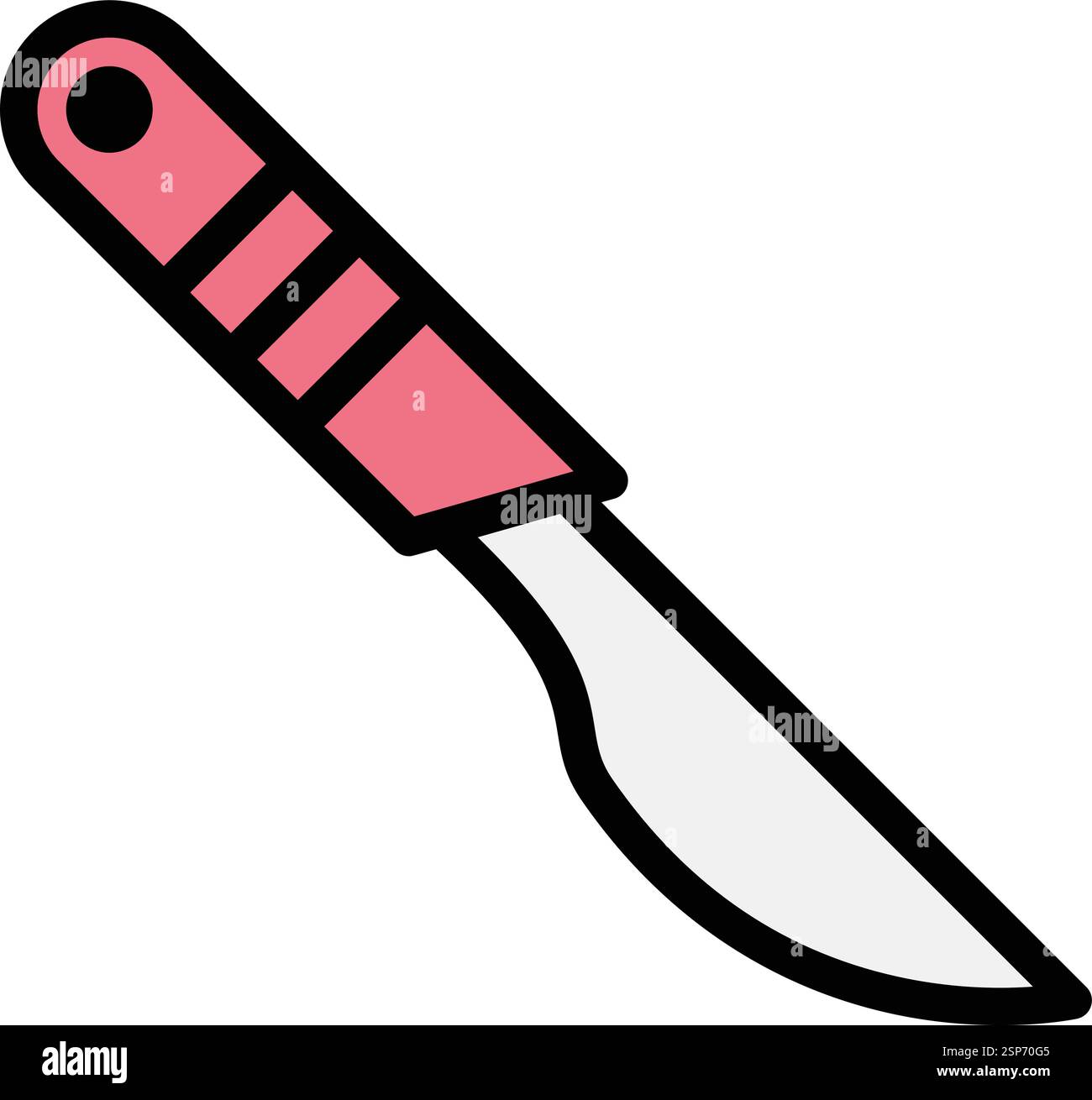 Scalpel Vector Icon Design Illustration Stock Vector