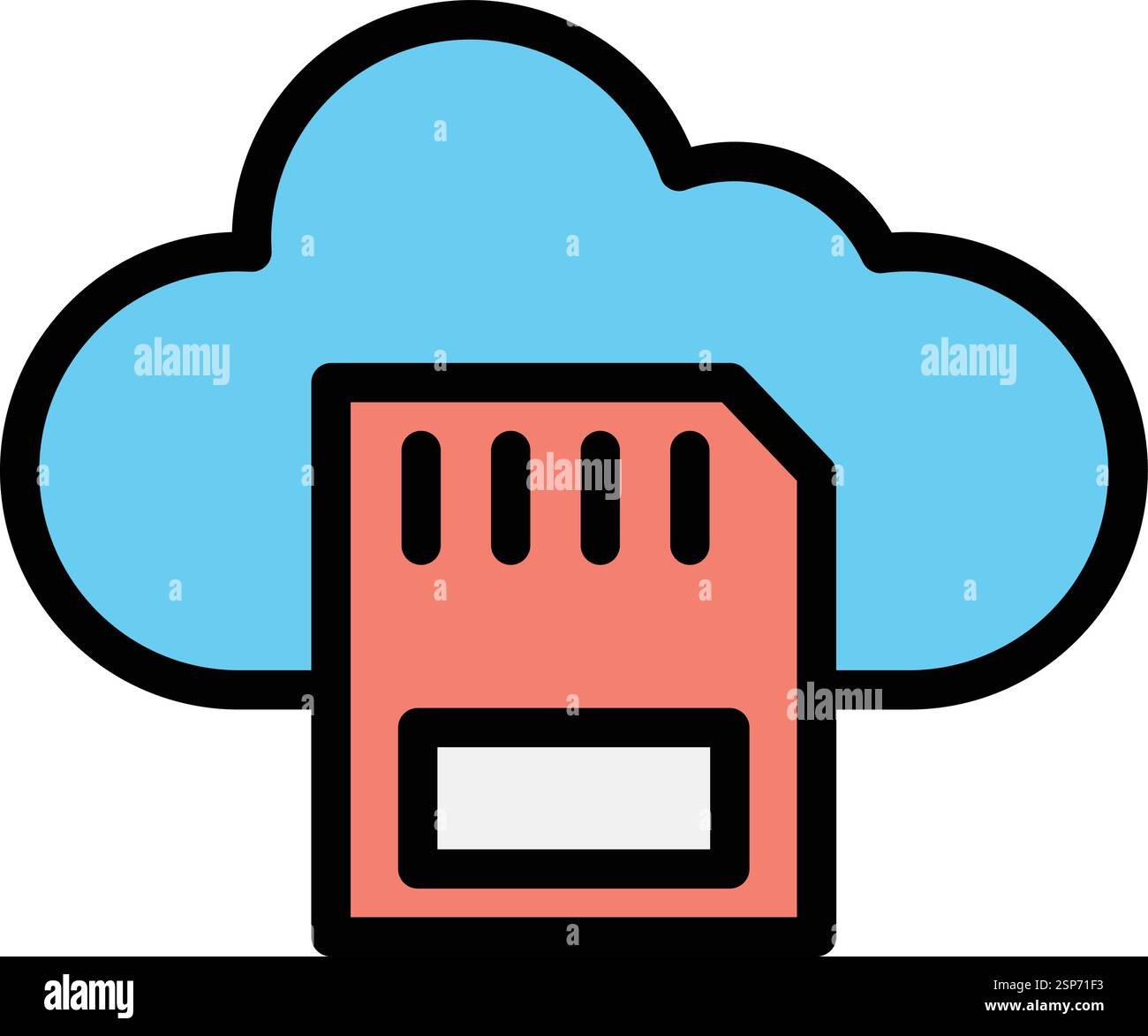 Sd card Vector Icon Design Illustration Stock Vector