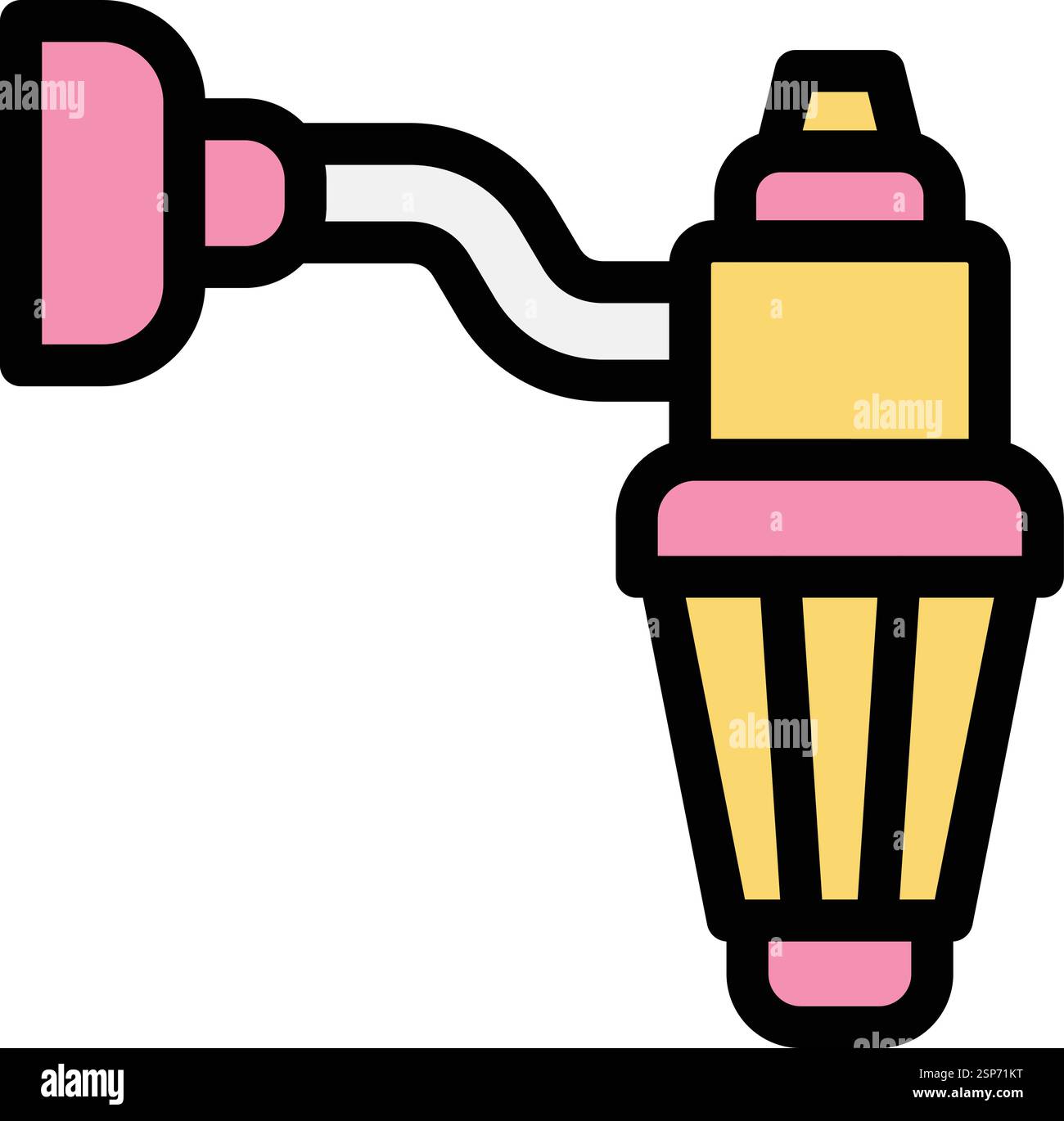 Lamp Vector Icon Design Illustration Stock Vector