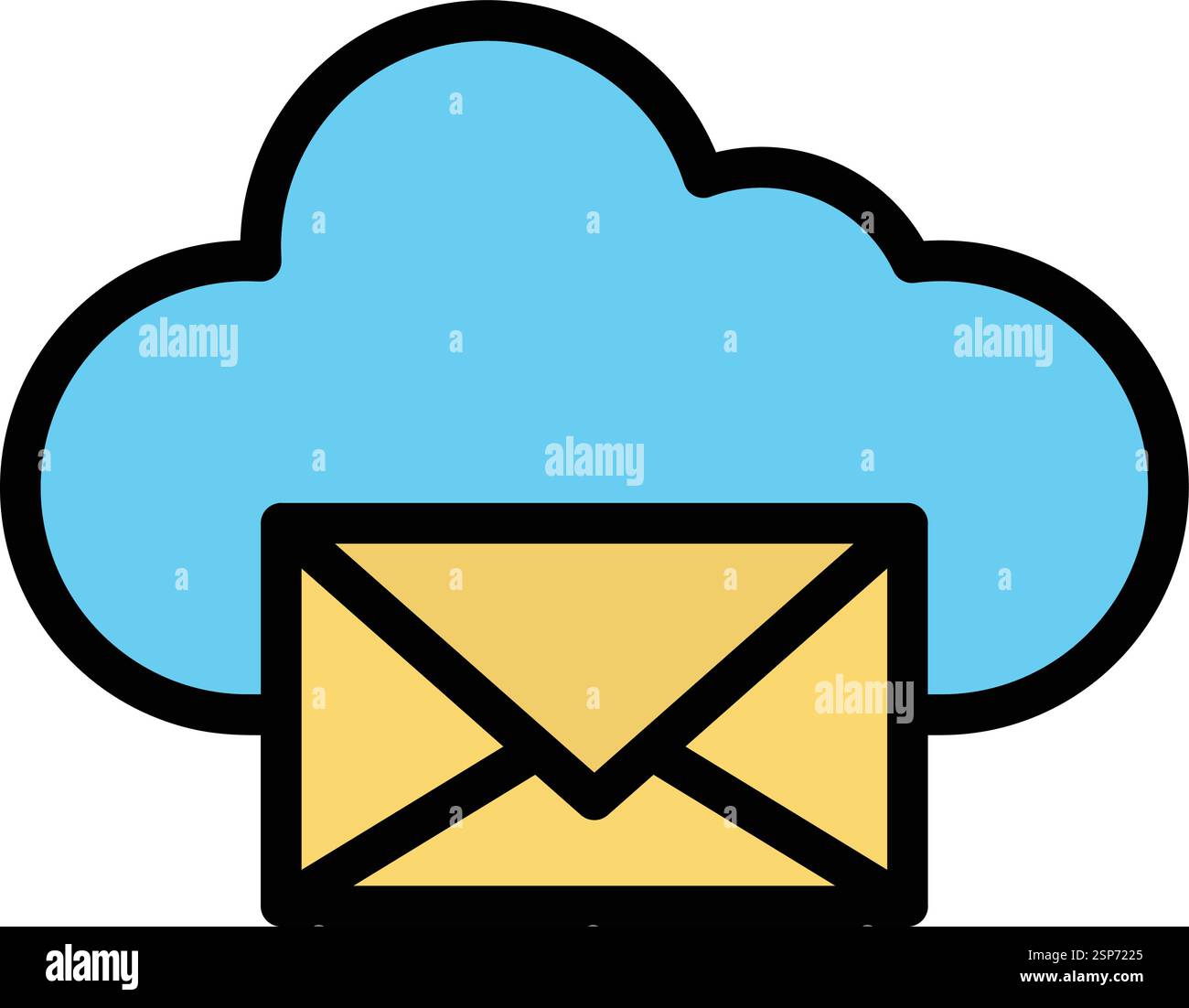 Email Vector Icon Design Illustration Stock Vector
