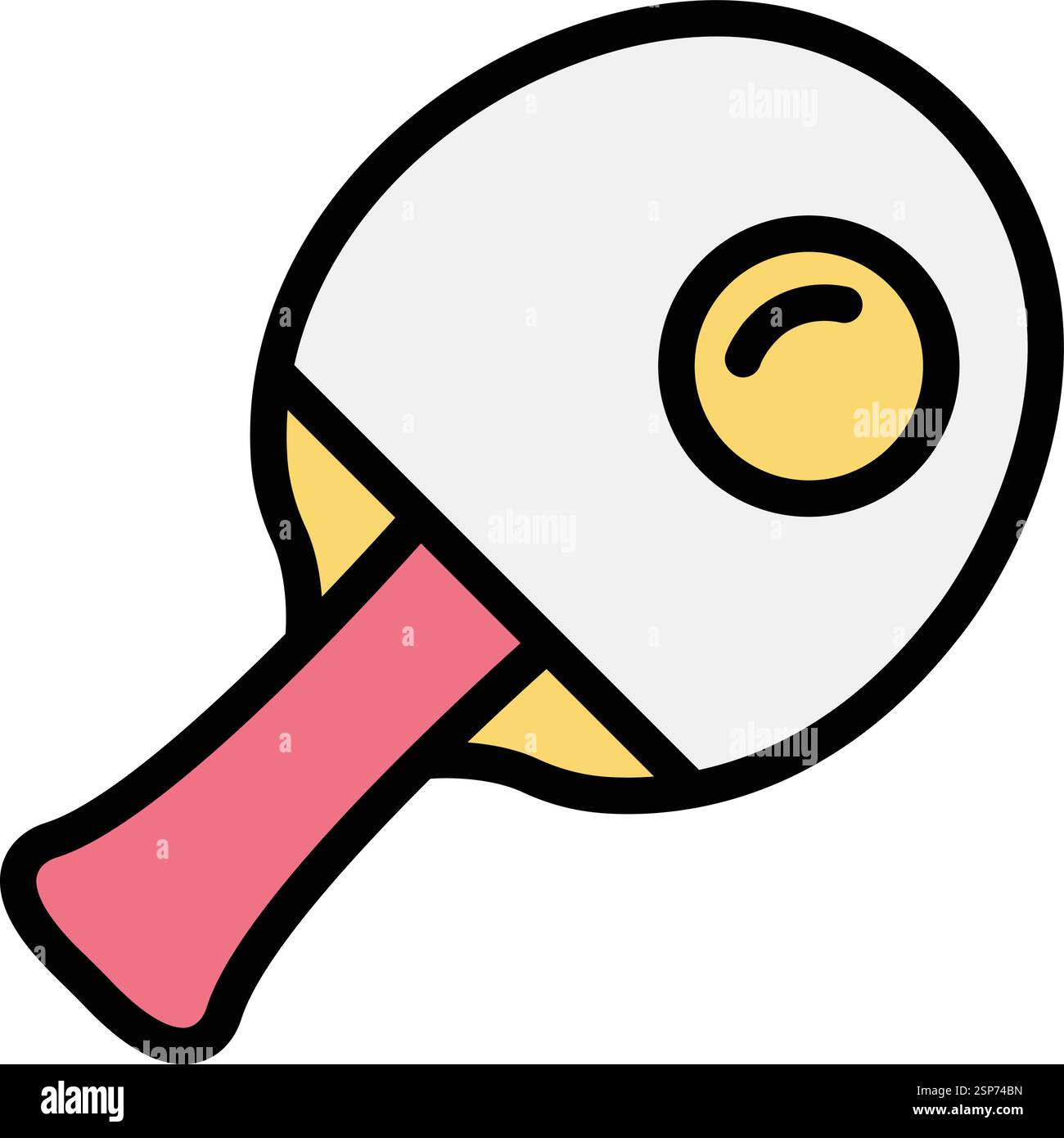 Ping pong Vector Icon Design Illustration Stock Vector