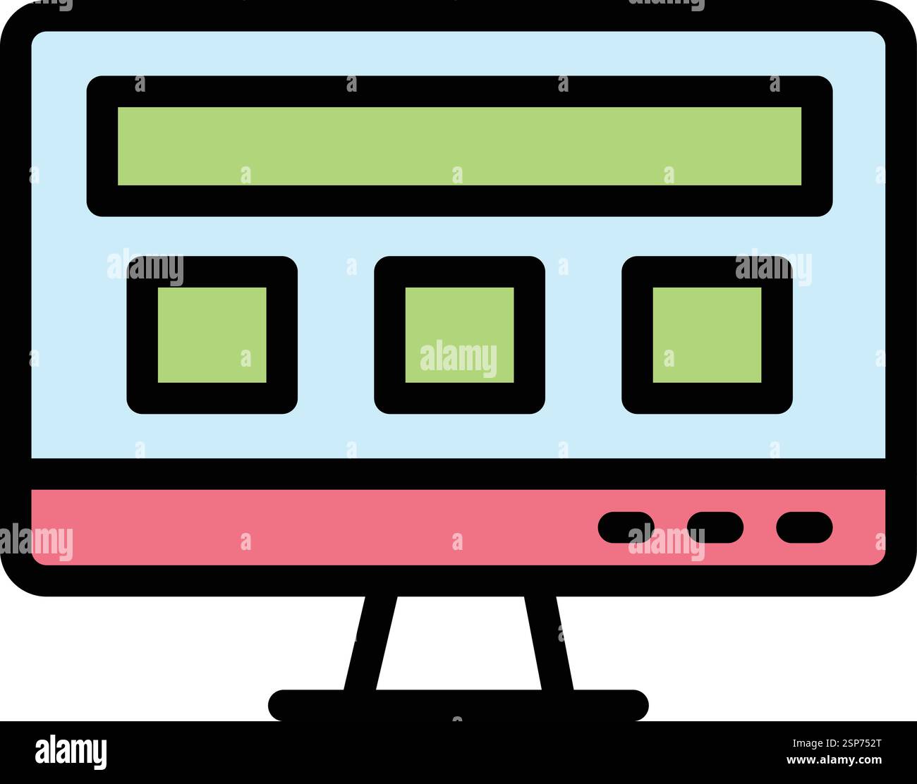 Ui design Vector Icon Design Illustration Stock Vector