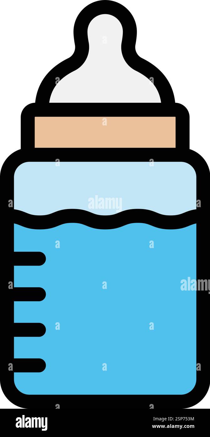 Feeding bottle Vector Icon Design Illustration Stock Vector