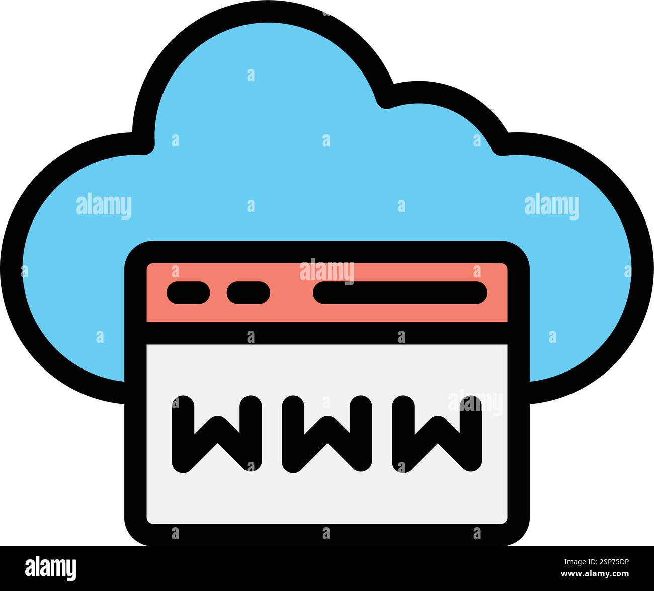 Browser Vector Icon Design Illustration Stock Vector