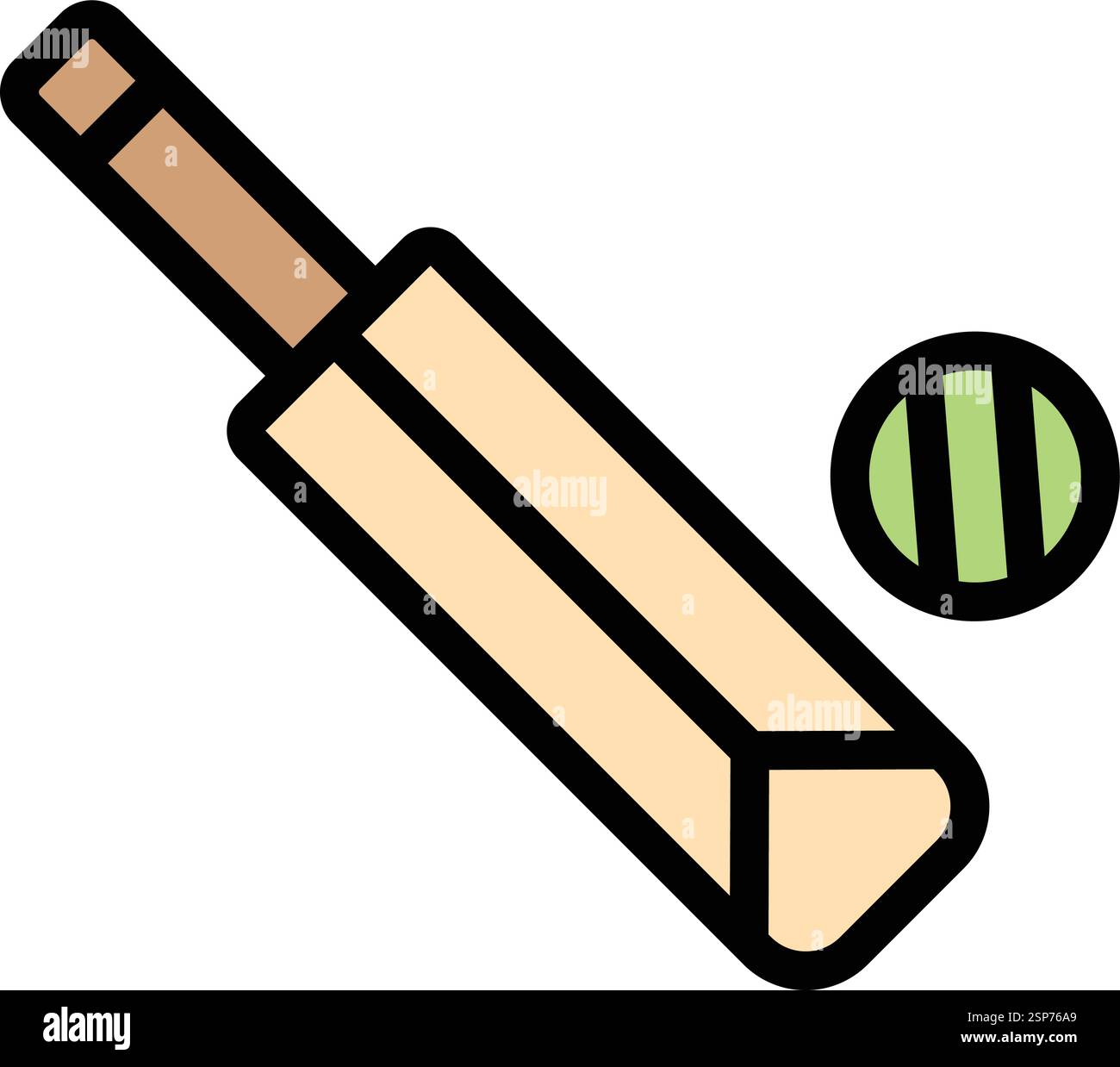 Bat Vector Icon Design Illustration Stock Vector