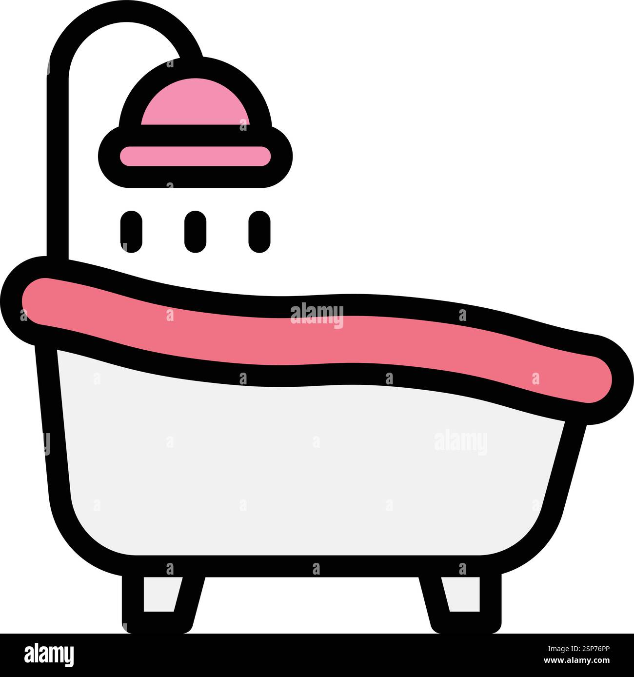 Bath isolated vector vectors Stock Vector Images - Alamy