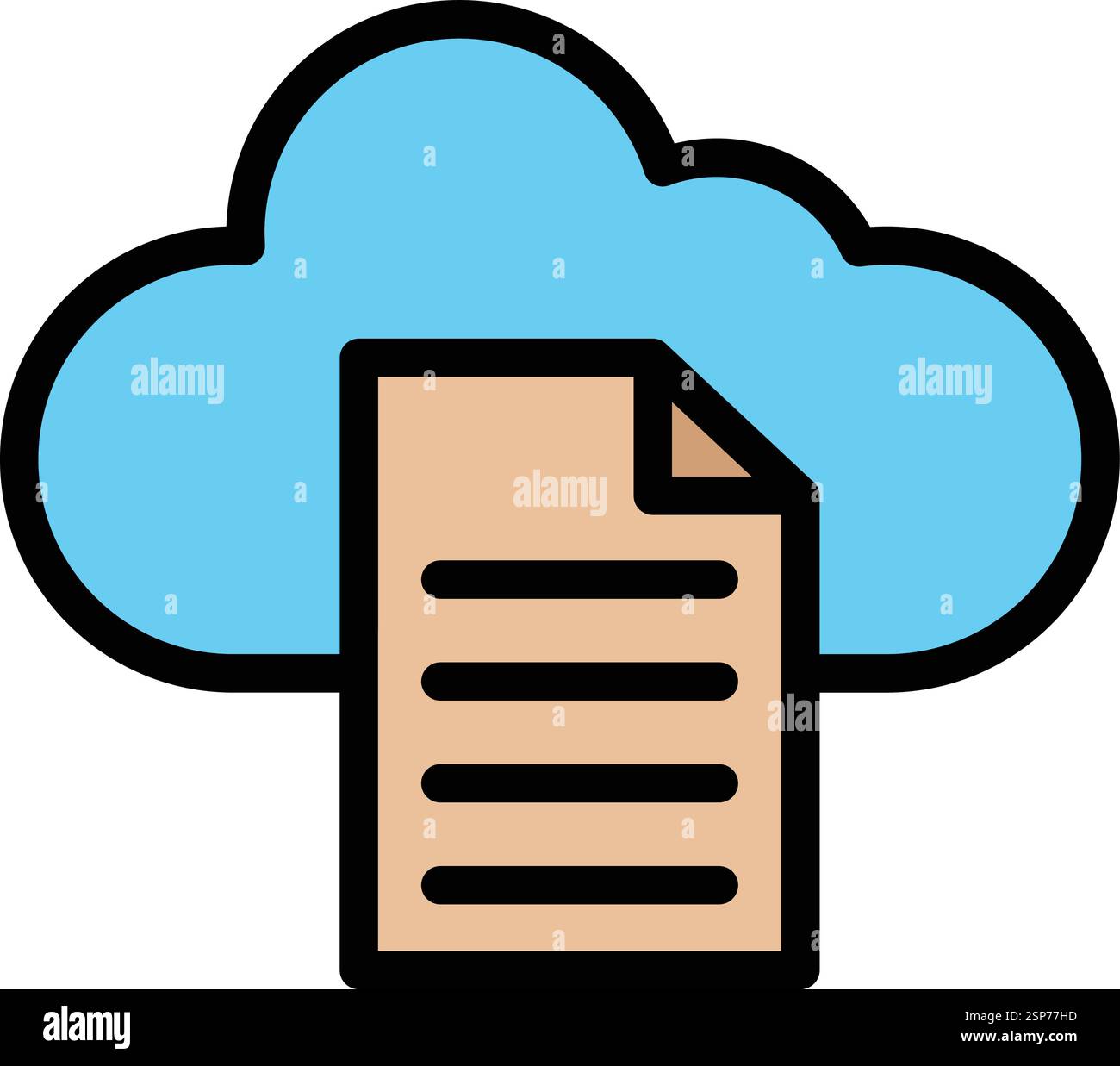 File Vector Icon Design Illustration Stock Vector