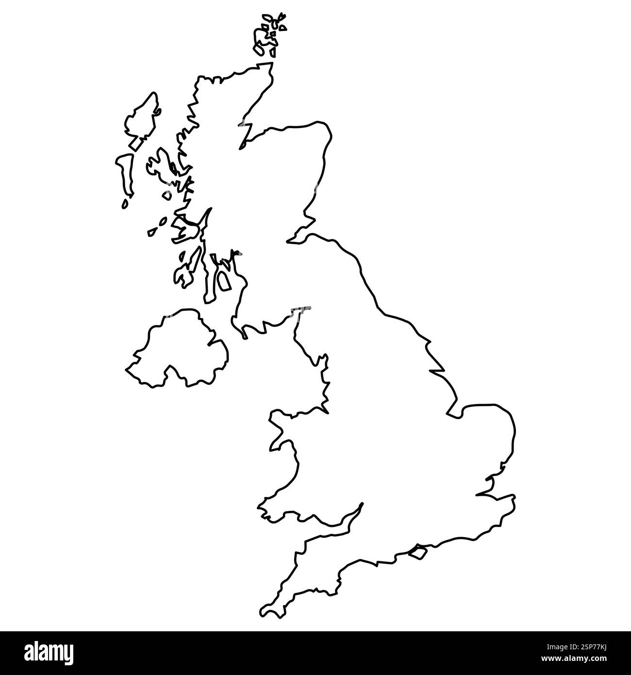 black-and-white-outline-map-of-the-united-kingdom-stock-vector-image