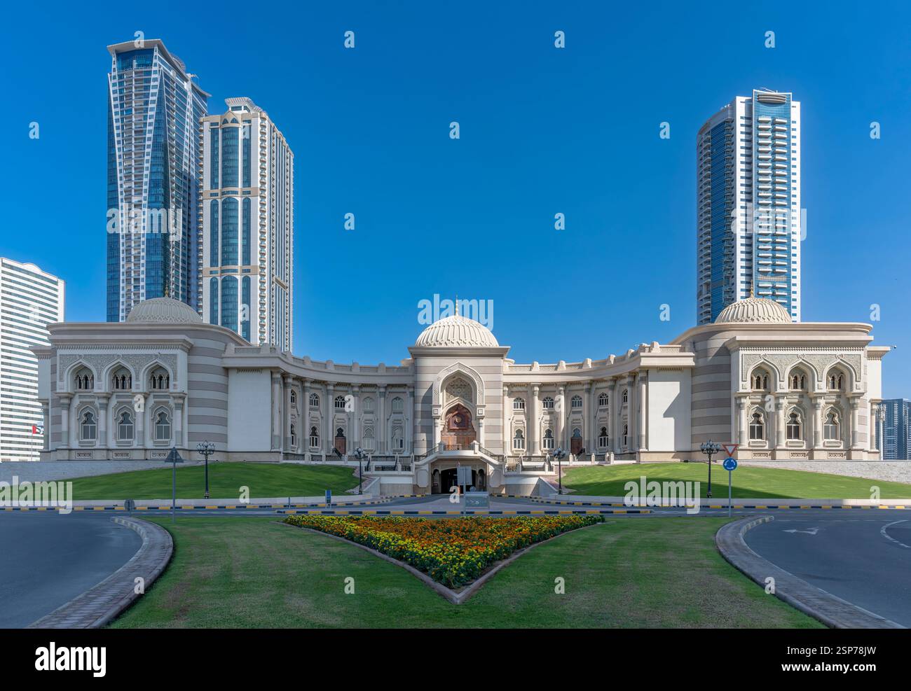 Two government offices share this beautiful building: 1: Sharjah ...