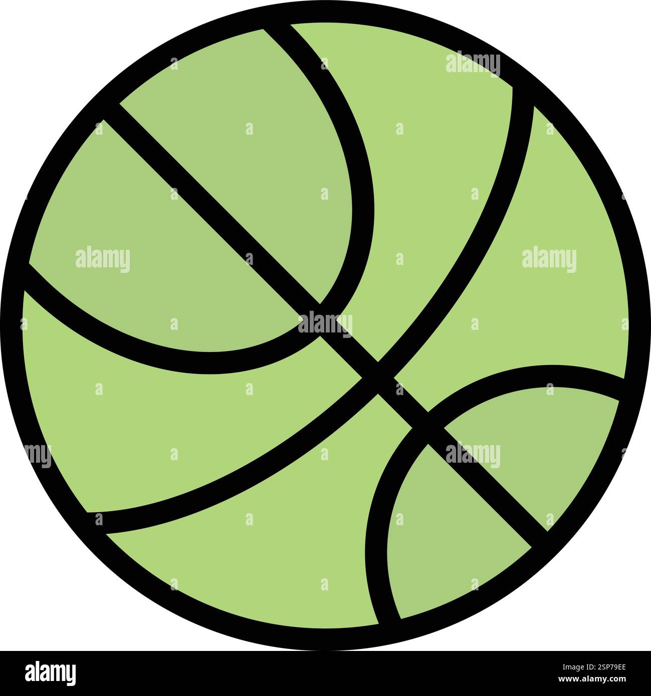 Ball Vector Icon Design Illustration Stock Vector