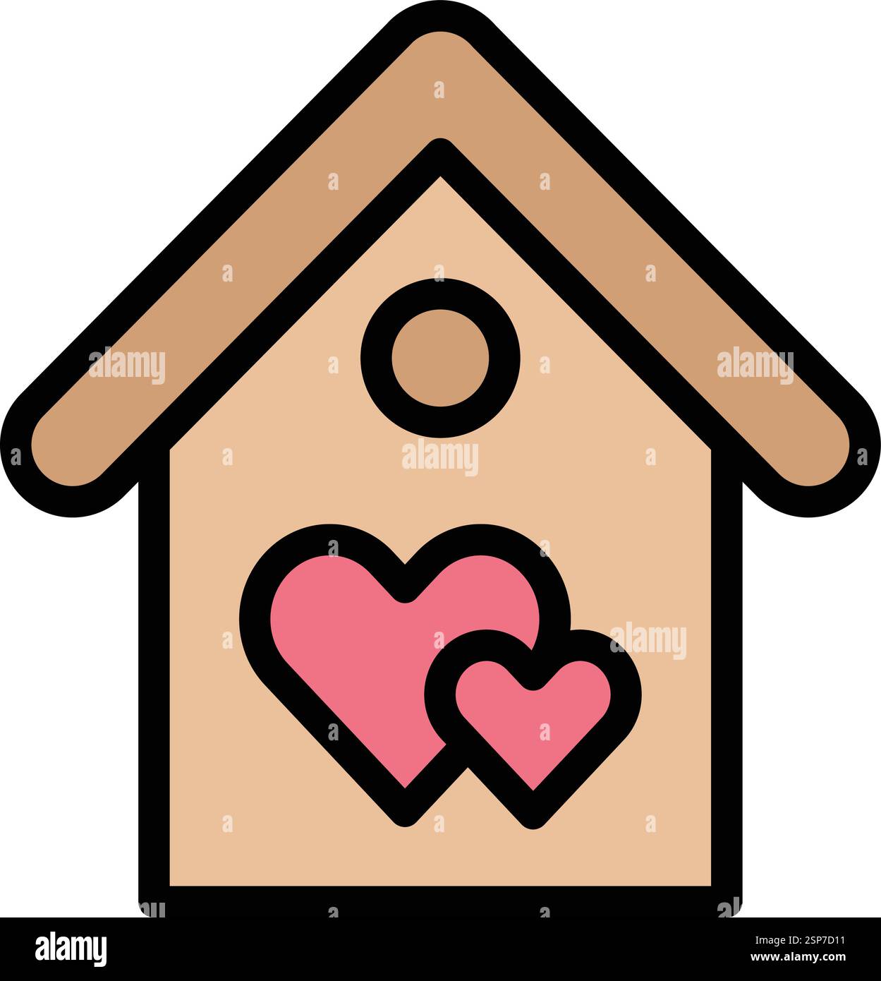 Dream house Vector Icon Design Illustration Stock Vector