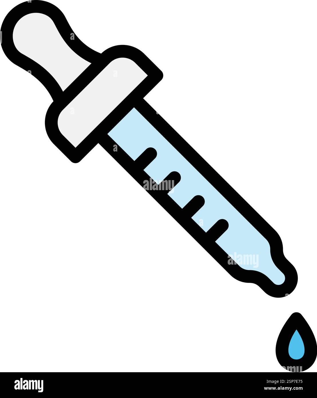 Eye dropper Vector Icon Design Illustration Stock Vector