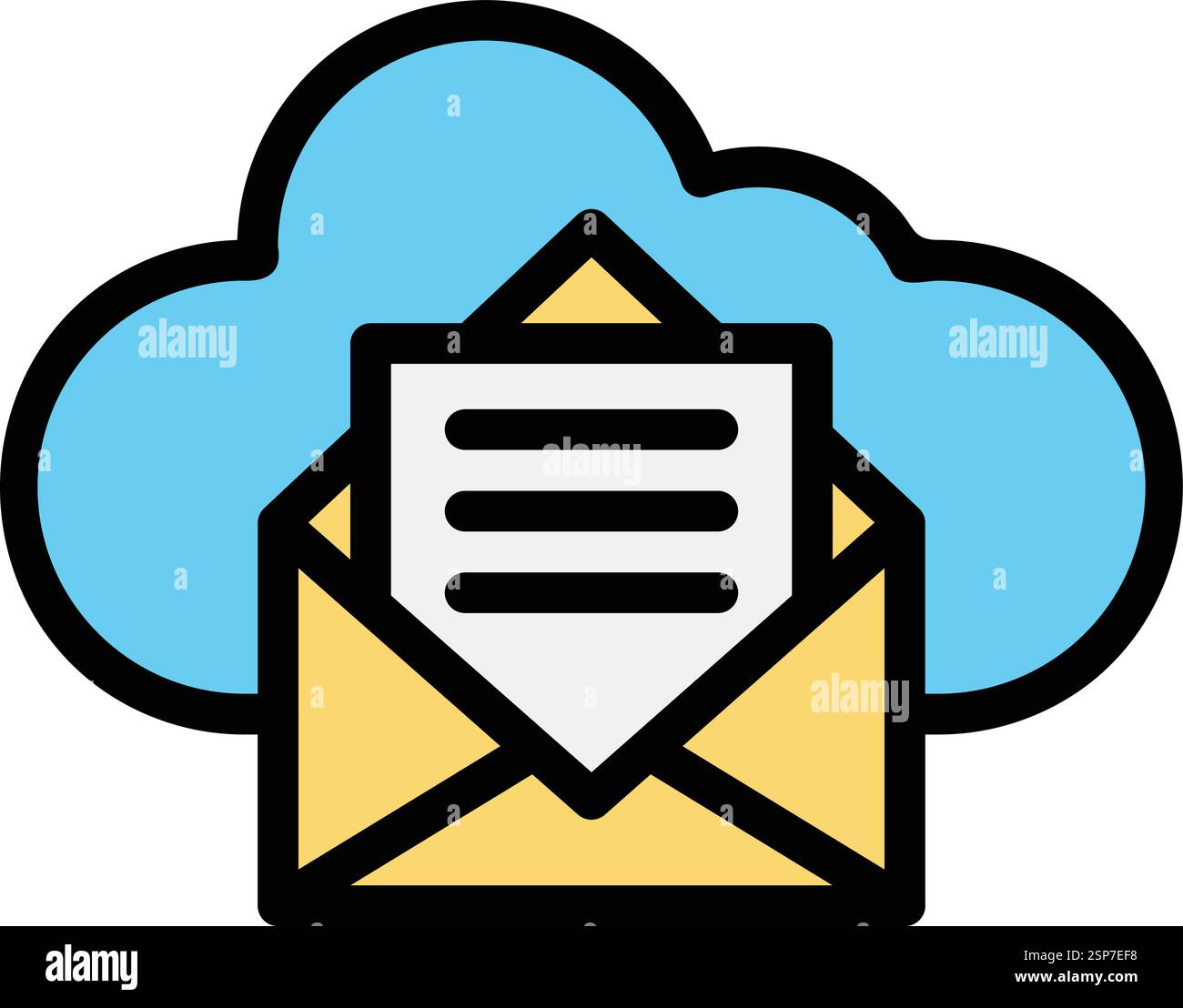 Message Vector Icon Design Illustration Stock Vector